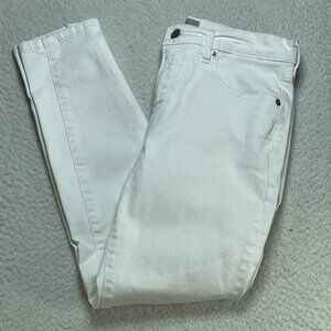 Everlane Womens Jeans Size 30 White Ankle Skinny Stretch Mid Rise Denim 29x25